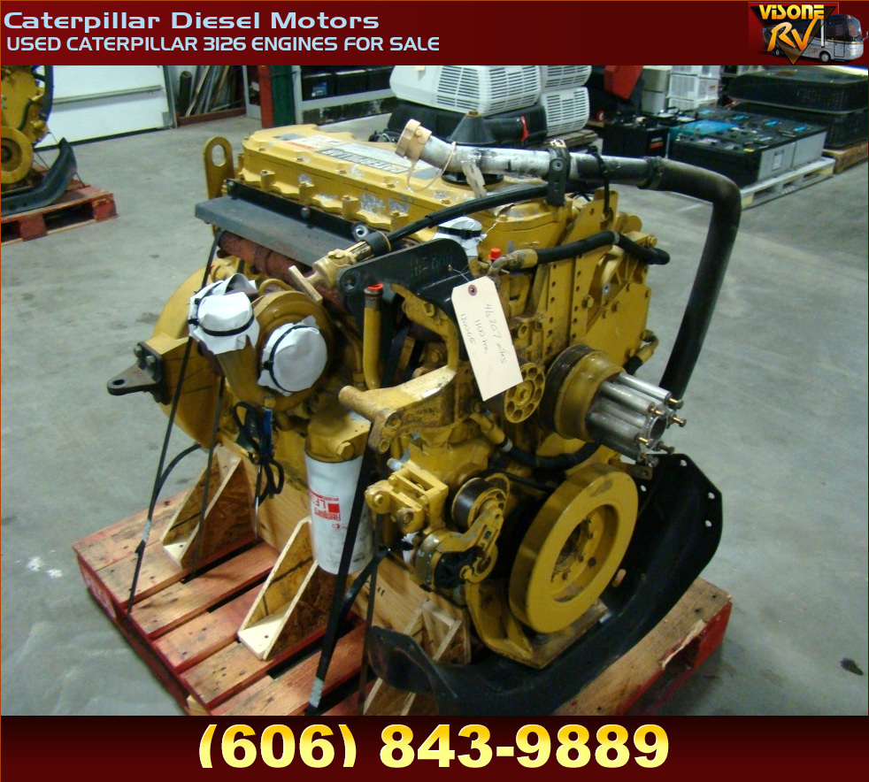 RV Chassis Parts USED CATERPILLAR 3126 ENGINES FOR SALE | CAT 3126 7.2L 3126 Cat 330 Hp For Sale