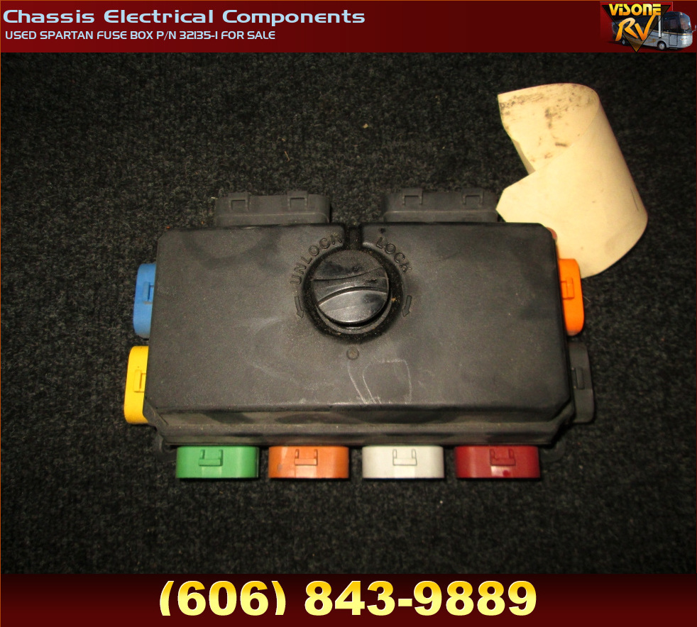 RV Chassis Parts USED SPARTAN FUSE BOX P/N 321351 FOR SALE Chassis