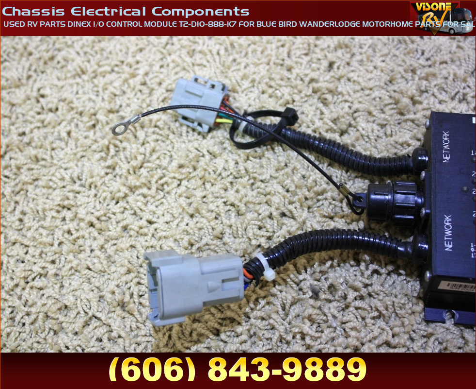 RV Chassis Parts USED RV PARTS DINEX I/O CONTROL MODULE T2DIO888K7