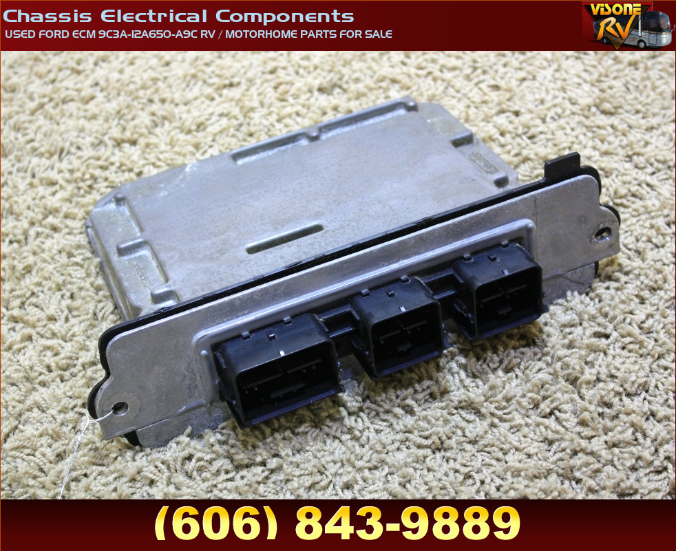 RV Chassis Parts USED FORD ECM 9C3A12A650A9C RV / MOTORHOME PARTS FOR