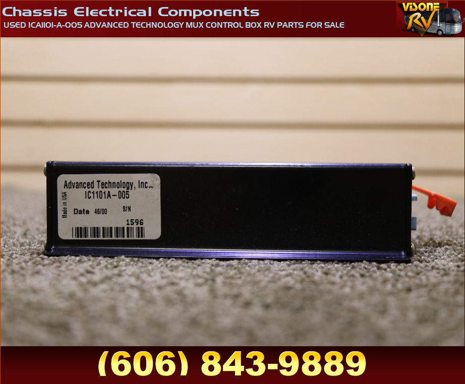 RV Chassis Parts USED ICA1101A005 ADVANCED TECHNOLOGY MUX CONTROL BOX RV PARTS FOR SALE