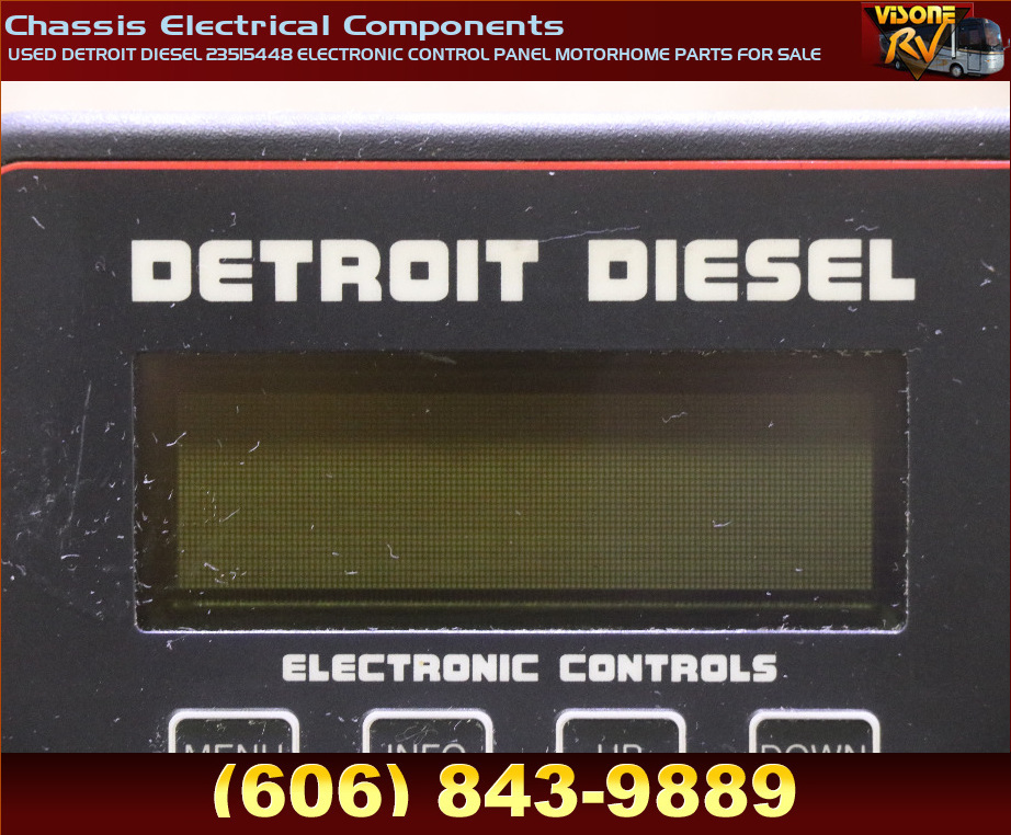 RV Chassis Parts USED DETROIT DIESEL 23515448 ELECTRONIC CONTROL PANEL