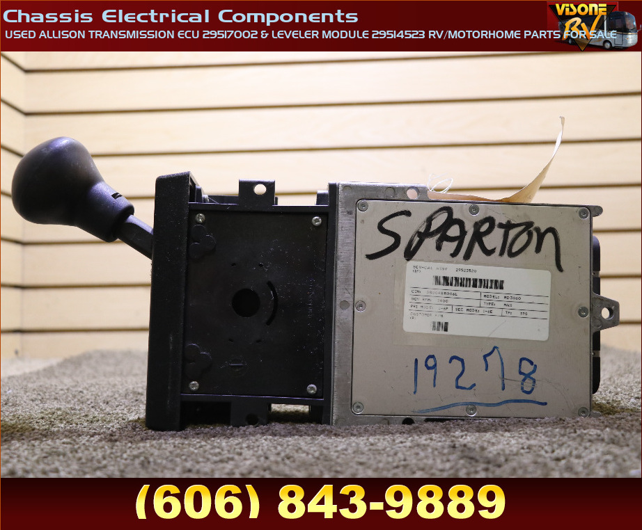 RV Chassis Parts USED ALLISON TRANSMISSION ECU 29517002 & LEVELER