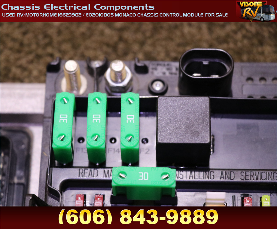RV Chassis Parts USED RV/MOTORHOME 16623982 / E02010B05 MONACO CHASSIS