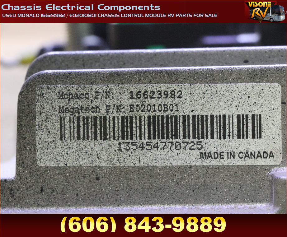 RV Chassis Parts USED MONACO 16623982 / E02010B01 CHASSIS CONTROL