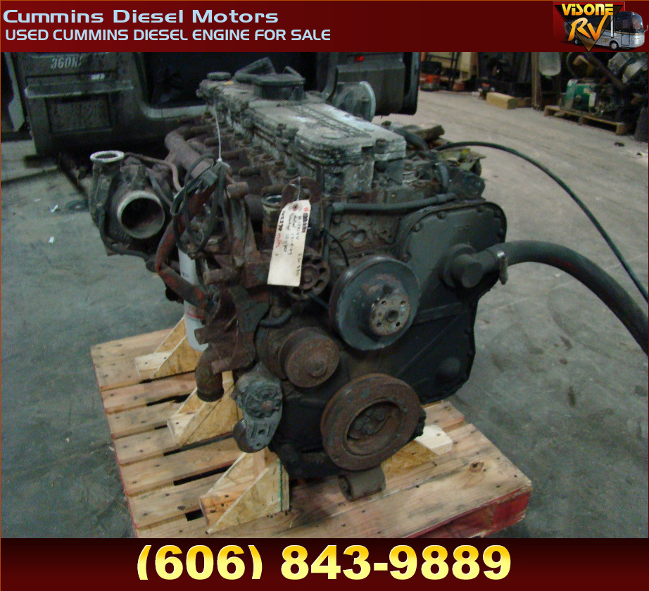 RV Chassis Parts USED CUMMINS DIESEL ENGINE FOR SALE 2006 CUMMINS ISC