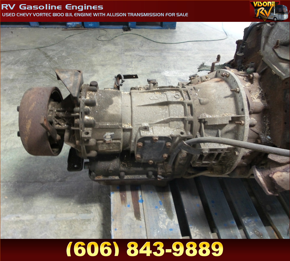 RV Chassis Parts USED CHEVY VORTEC 8100 8.1L ENGINE WITH ALLISON