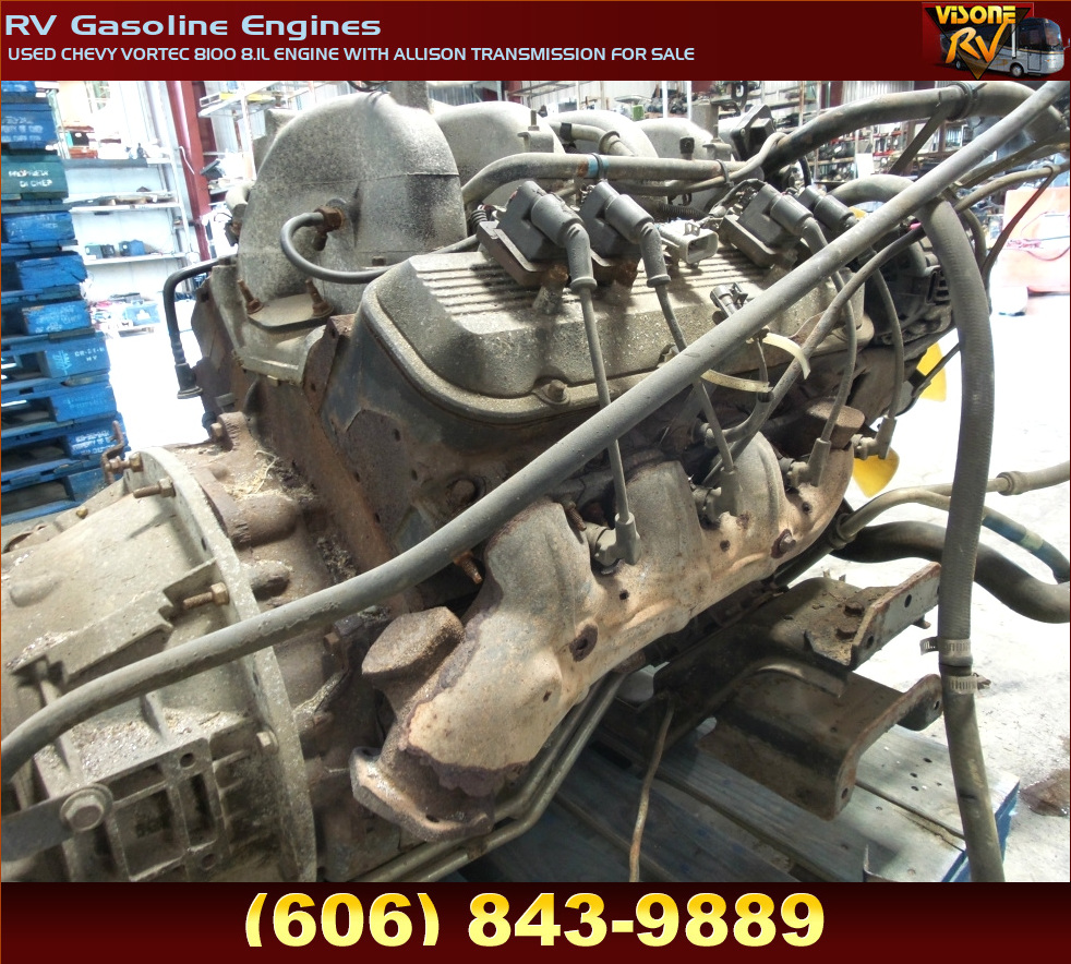 RV Chassis Parts USED CHEVY VORTEC 8100 8.1L ENGINE WITH ALLISON