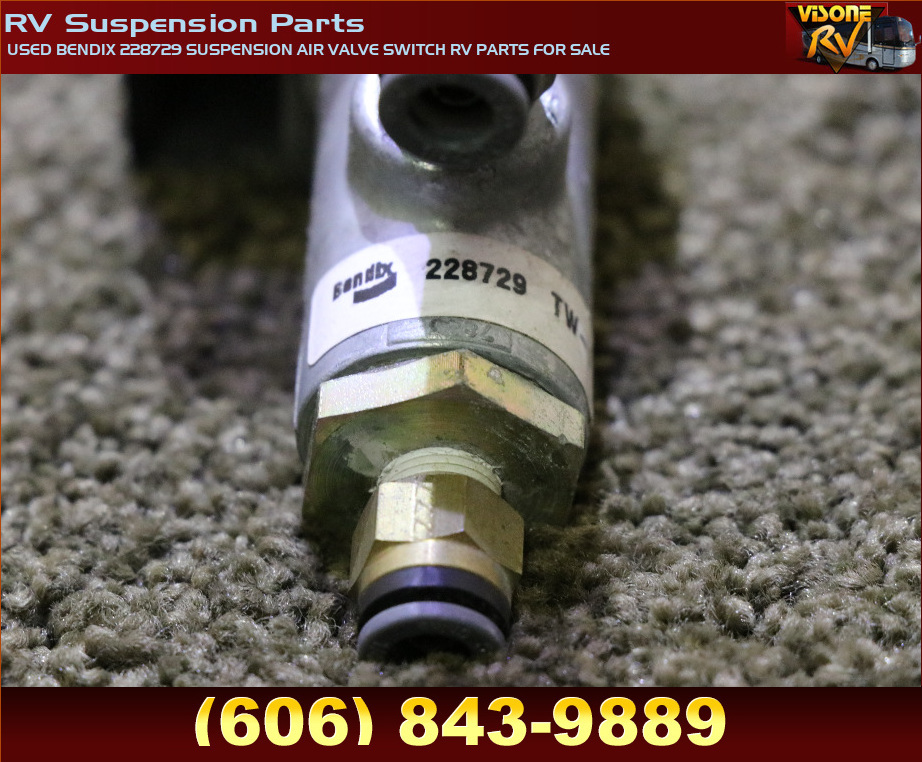 RV Chassis Parts USED BENDIX 228729 SUSPENSION AIR VALVE SWITCH RV