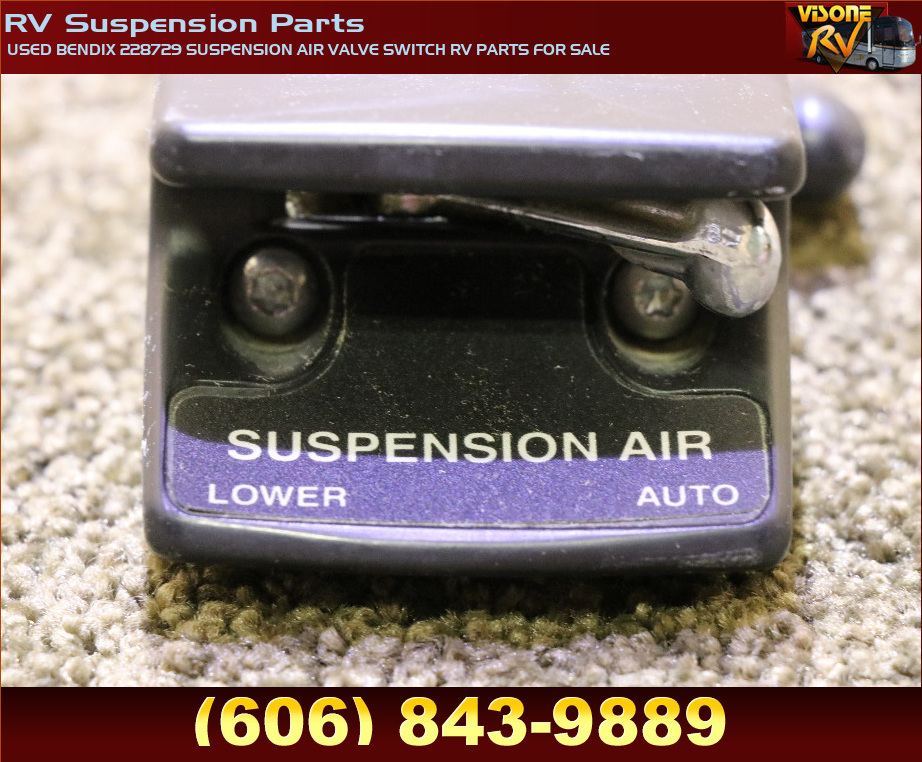 RV Chassis Parts USED BENDIX 228729 SUSPENSION AIR VALVE SWITCH RV
