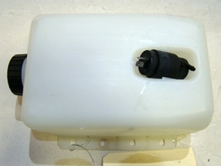 USED WINDSHIELD WASHER FLUID JUG WITH ELECTRIC MOTOR 