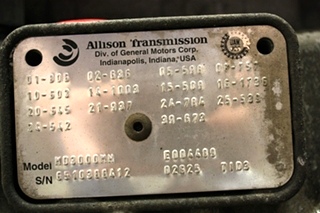 USED ALLISON TRANSMISSION MD3000MH FOR SALE BUS/MOTORHOME/TRUCK