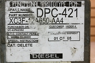 USED FORD DIESEL ECM XC3F-12A650-AA4 FOR SALE