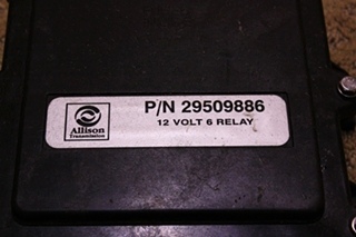 USED ALLISON 12 VOLT 6 RELAY 29509886 FOR SALE