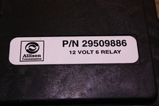 USED ALLISON P/N 29509886 12 VOLT 6 RELAY FOR SALE