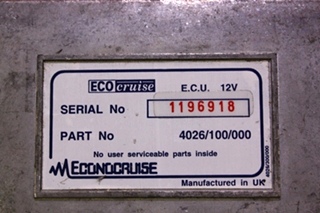 USED ECO CRUISE ECU 4026/100/000 FOR SALE