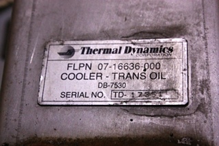 USED COOLER-TRANS OIL 07-16636-000