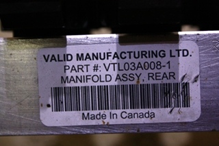 USED VALID TRUELINE MANIFOLD ASSY. REAR LEVELING CHASSIS VTL03A008-1 FOR SALE