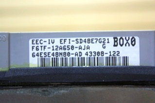 USED 1996 FORD ENGINE CONTROL MODULE F6TF-12A650-AJA FOR SALE