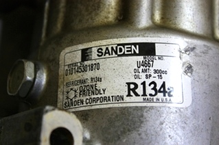 USED MOTORHOME SANDEN AC COMPRESSOR U4667 FOR SALE