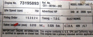 USED CUMMINS ENGINE | CUMMINS 6.7L ISB340 REAR DRIVE YEAR 2011 FOR SALE