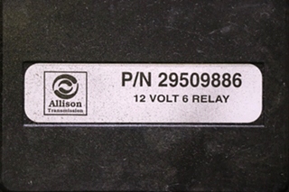 USED 29509886 ALLISION TRANSMISSION 12V 6 RELAY MODULE MOTORHOME PARTS FOR SALE
