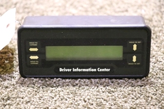 USED DRIVER INFORMATION CENTER DISPLAY PANEL RV PARTS FOR SALE