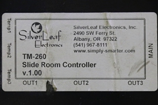 USED RV SILVER LEAF TM-260 SLIDE ROOM CONTROLLER MODULE FOR SALE