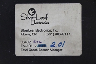 USED SILVER LEAF ELECTRONICS JS402 TOTAL COACH SENSOR MANAGER RV PARTS FOR SALE