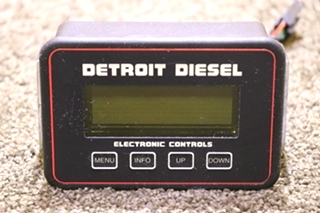 USED DETROIT DIESEL 23515448 ELECTRONIC CONTROL PANEL MOTORHOME PARTS FOR SALE