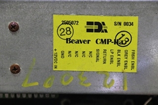 USED 2505072 BEAVER CMP II MONITOR PANEL RV PARTS FOR SALE