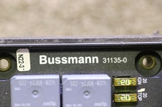 USED BUSSMANN FUSE BOX MODULE 31135-0 RV PARTS FOR SALE