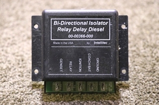 USED BI-DIRECTIONAL ISOLATOR RELAY DELAY DIESEL BY INTELLITEC RV/MOTORHOME PARTS FOR SALE