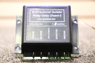 USED BI-DIRECTION ISOLATOR RELAY DELAY DIESEL-2 BY INTELLITEC 00-00839-000 MOTORHOME PARTS FOR SALE