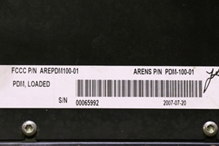 USED RV PDM-100-01 ARENS POWER DISTRIBUTION MODULE FOR SALE