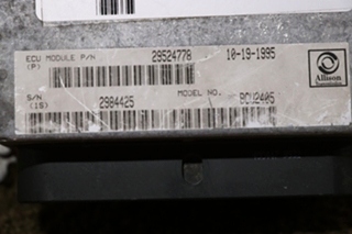 USED ALLISON TRANSMISSION ECU 29524778 / 29519760 RV/MOTORHOME PARTS FOR SALE