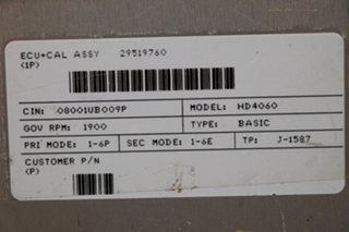 USED ALLISON TRANSMISSION ECU 29524778 / 29519760 RV/MOTORHOME PARTS FOR SALE