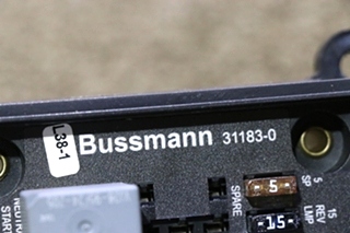 USED RV/MOTORHOME BUSSMANN FUSE MODULE 31183-0 FOR SALE