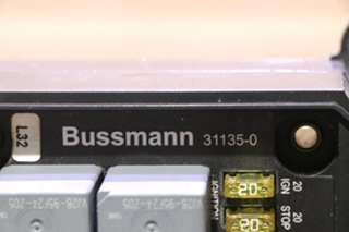 USED 31135-0 BUSSMANN FUSE PANEL RV PARTS FOR SALE