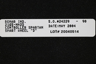 USED CONTROLLER SPARTAN SMART WHEEL 2165-NN2D