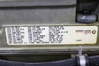 USED 2000 DETROIT DIESEL SERIES 60 500HP ENGINE PACKAGE
