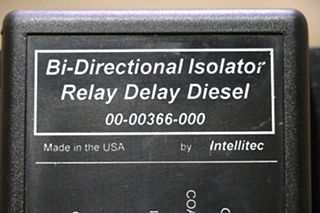 USED INTELLITEC BI DIRECTIONAL ISOLATOR RELAY DELAY DIESEL 00-00366-000